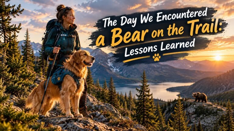wildlife encounter story hiking dog